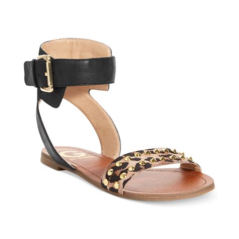 g by guess flat sandals.